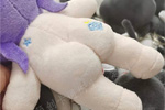 What are animal plush toys made from?